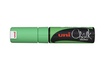 Papírenské zboží - Kréta jelölő PWE-8K, fluoreszkáló zöld, 8mm, UNI