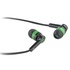 Papírenské zboží - Defender Pulse 420, fejhallgató mikrofonnal, hangerőszabályzó nélkül, fekete-zöld, csatlakozó