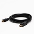 Papírenské zboží - DisplayPort M-HDMI M kábel, 2m, fekete, logó, buborékfólia