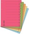 Papírenské zboží - Elválasztók, letéphető, piros, karton, A4, DANAU
