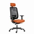 Papírenské zboží - Powerton Office ergonomikus szék Lucie, narancs
