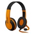 Papírenské zboží - Defender Warhead G-120, játékos fejhallgató mikrofonnal, hangerőszabályzóval, fekete-narancssárga