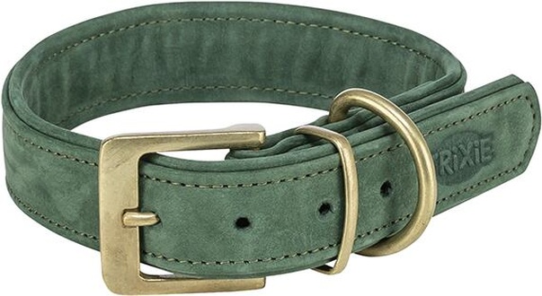 Papírenské zboží - Obojek PURE kožený, šalvějováL-XL: 52-63 cm/ 40 mm