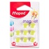 Papírenské zboží - Kulaté magnety Maped - průměr 10 mm - 8 ks, mix barev