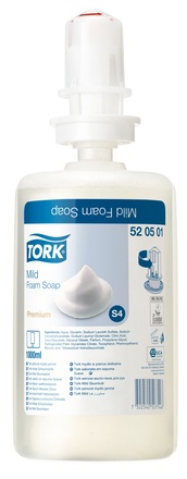 Papírenské zboží - Pěnové mýdlo TORK Premium Mild 1l S4 [1 ks]