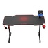 Papírenské zboží - ULTRADESK játékasztal FRAG - PIROS, 140x66 cm, 76 cm, XXL egérpaddal, Ultradesk B-vel