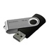 Papírenské zboží - Goodram USB flash meghajtó, USB 2.0, 16 GB, UTS2, fekete, UTS2-0160K0R11, USB A, forgatható fedéllel