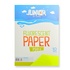 Papírenské zboží - Díszpapír A4 Fluo sárga 250 g, 10 db-os készlet