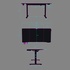 Papírenské zboží - ULTRADESK játékasztal LEVEL V2, 140x68cm, 72-117cm, elektromosan állítható magasságú, XXL p-vel