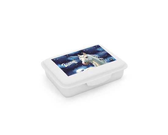 Papírenské zboží - Box na svačinu s přihrádkou Unicorn 1