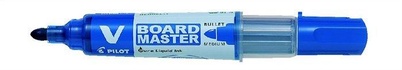 Papírenské zboží - Táblajelölő V-Board Master, kék, kúpos hegyű, 2,3mm, PILOT
