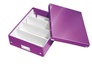Papírenské zboží - Leitz Click & Store közepes szervezési doboz, lila