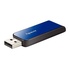 Papírenské zboží - Apacer USB flash meghajtó, USB 2.0, 64 GB, AH334, kék, AP64GAH334U-1, USB A, visszahúzható kúppal