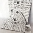 Papírenské zboží - Vintage evőeszközzseb fehér szalvétával [125 db]