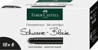 Papírenské zboží - Faber-Castell 185507 csere tintapatronok, fekete