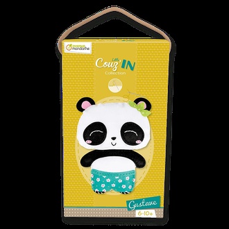 Papírenské zboží - Kreativní sada Avenue Mandarine Dětské šití panda Gustave