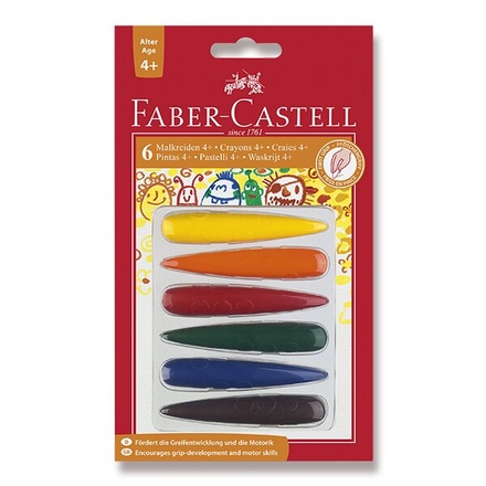 Papírenské zboží - Pastelky Faber-Castell  plastové 6 barev
