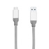 Papírenské zboží - USB-kábel (3.1), USB A M- USB C M, 0,3 m, ezüst, Verbatim, doboz, 48868