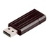 Papírenské zboží - Verbatim USB flash meghajtó, USB 2.0, 64 GB, PinStripe, Store N Go, fekete, 49065, USB A, magassággal