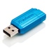 Papírenské zboží - Verbatim USB flash meghajtó, USB 2.0, 32 GB, PinStripe, Store N Go, kék, 49057, USB A, magassággal