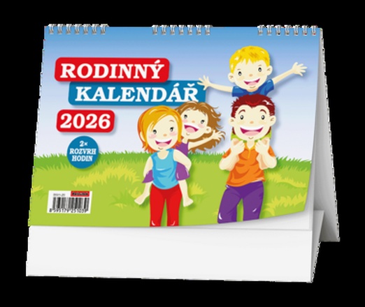 Papírenské zboží - Stolní kalendář - Rodinný kalendář