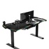 Papírenské zboží - ULTRADESK Gaming asztal FORCE - szürke, 166x70 cm, 76,5 cm, XXL egérpaddal, slu tartóval