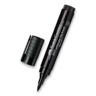 Papírenské zboží - Popisovač Faber-Castell Pitt Artist Pen Big Brush - černý
