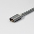 Papírenské zboží - USB mágneses kábel (2.0), USB A M- Mágneses vég, 1m, ezüst