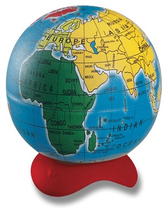 Papírenské zboží - Ořezávátko Maped Globe - kovové se zásobníkem -  s 1 otvorem