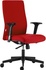 Papírenské zboží - Irodai szék BOSTON, piros, fekete kereszt