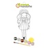 Papírenské zboží - Kreativní sada Avenue Mandarine Doll to Paint Clara
