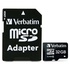 Papírenské zboží - Verbatim Micro Secure digitális kártya, 32 GB, micro SDHC, 44083, UHS-I U1 (10. osztály), adapterrel
