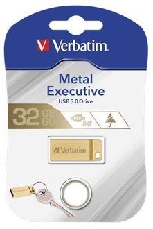 Papírenské zboží - 32GB USB flash disk "Exclusive Metal", USB 3.0, VERBATIM