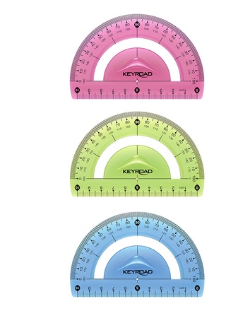 Papírenské zboží - Úhloměr KEYROAD 10cm, ohebný