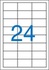 Papírenské zboží - Címke, ILC, 64,6x33,8 mm, 2400 db/csomag, VICTORIA