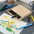 Papírenské zboží - Faber-Castell Pitt Artist Pen Brush stúdiódoboz, 12 db