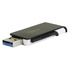 Papírenské zboží - Apacer USB flash meghajtó, USB 3.0 (3.2 Gen 1), 64 GB, AH350, fekete, AP64GAH350B-1, USB A, v csatlakozóval
