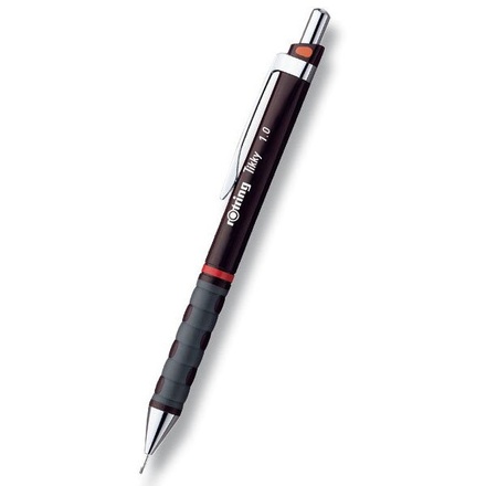Papírenské zboží - Mikrotužka Rotring Tikky Burgundy 1,0 mm
