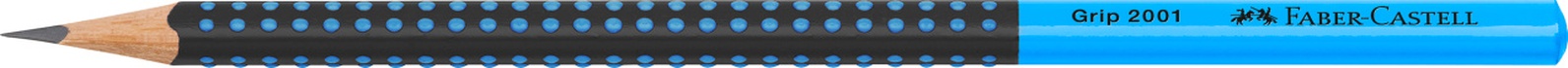 Papírenské zboží - Grafit ceruza Grip Two Tone, kék/fekete, Faber-Castell 517010