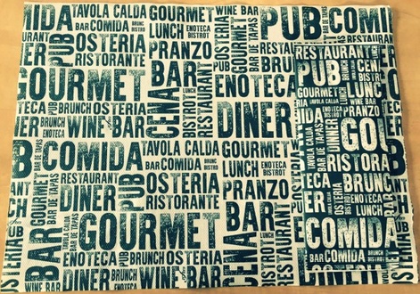 Papírenské zboží - Papírové prostírání Gourmet 30 x 40 cm [250 ks]
