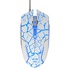 Papírenské zboží - E-Blue Mouse Cobra, 2500 DPI, optikai, 6 tl., 1 kerék, vezetékes USB, fehér-kék, játék, e-bo