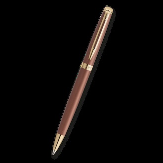 Papírenské zboží - Waterman Hémisphére The Understated Edit Copper Red GT kuličkové pero