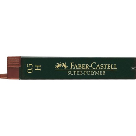 Papírenské zboží - Grafitové tuhy Superpolymer 0.5mm H Faber Castell 120511