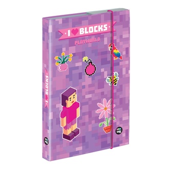 Papírenské zboží - Box na sešity A4 Playworld Girl