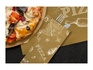 Papírenské zboží - Papír evőeszköztartó zseb Infibra New NATUR PIZZA fehér szalvétával - 125 db