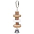 Papírenské zboží - Natural Living-fa kerekek, lávakő madaraknak 16cm