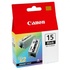 Papírenské zboží - Canon eredeti tinta BCI15B, fekete, 390 oldal, 8190A002, 2 db, Canon i70