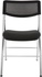 Papírenské zboží - Összecsukható szék "CPDIVA", ezüst-fekete, fém és textil, ALBA