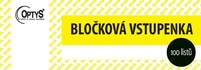 Papírenské zboží - Bločková vstupenka, 100 listů 1267