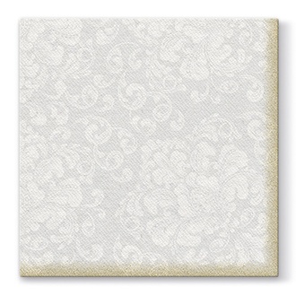 Papírenské zboží - Ubrousky PAW AIRLAID L 40x40cm Rococo White [50 ks]